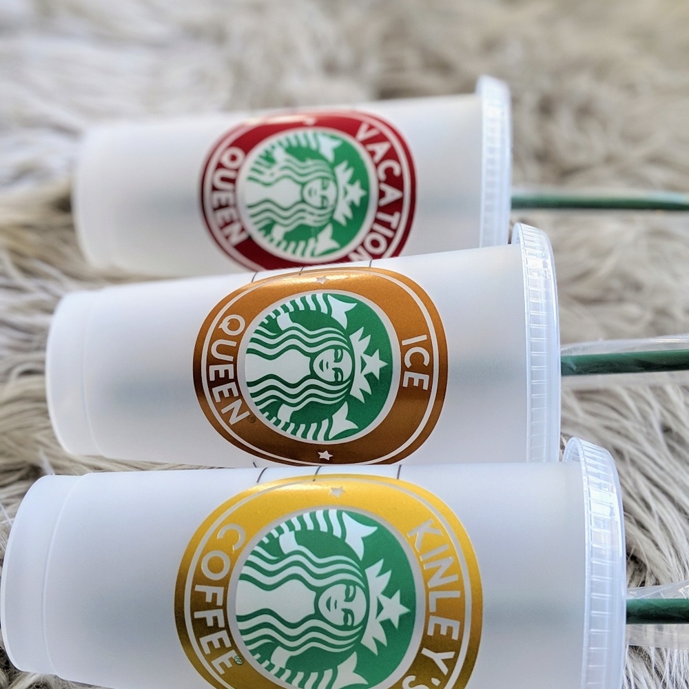 Personalized COLD Starbucks cups